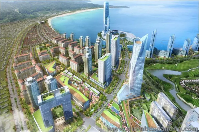 Phối cảnh dự án The Sunrise Bay Đà Nẵng.