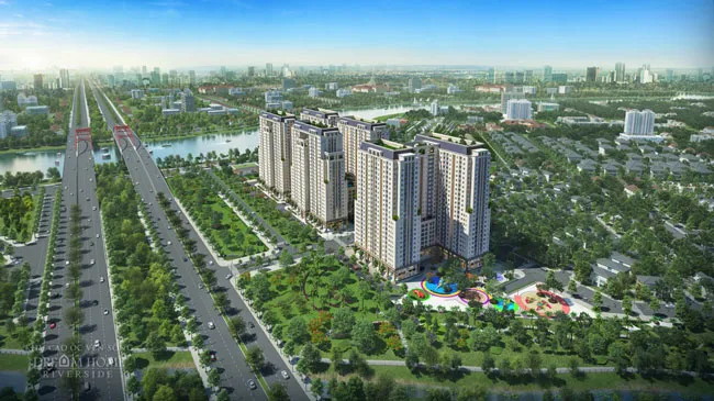 Phối cảnh dự án căn hộ Dream Home Riverside.