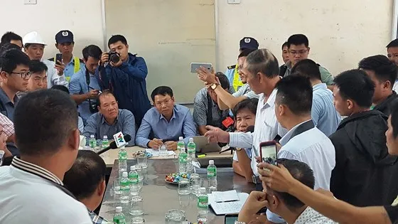 Chủ đầu tư BOT Ninh An lắng nghe kiến nghị của tài xế