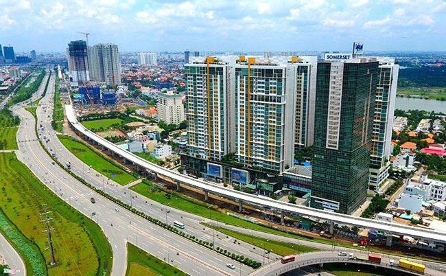 Metro số 1 nối dài kích bất động sản vùng ven