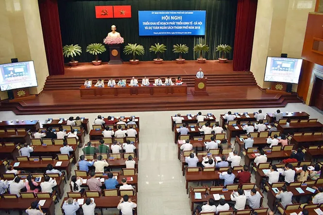 Hội nghị triển khai kế hoạch phát triển kinh tế - xã hội và dự toán ngân sách TP.HCM năm 2018