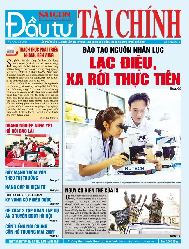 Đón đọc ĐTTC phát hành thứ hai ngày 22-1 ảnh 1 Đón đọc ĐTTC phát hành thứ hai ngày 22-1 ảnh 1