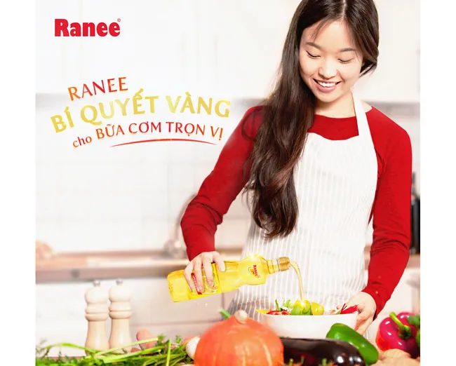 Dầu ăn cao cấp Ranee - bí quyết cho bà nội trợ.
