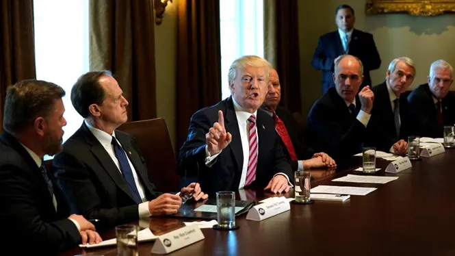 Tổng thống Mỹ Donald Trump và nội các