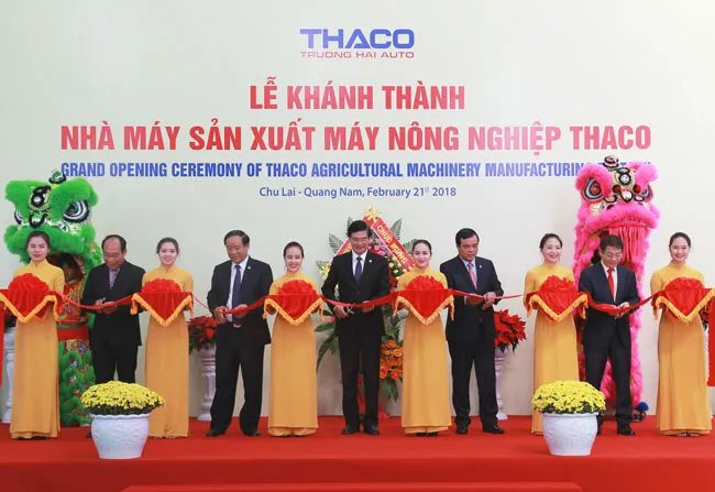 Thaco khánh thành nhà máy sản xuất máy nông nghiệp