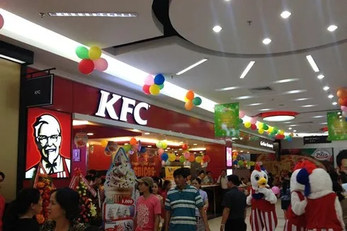 KFC, một trong những thương hiệu lớn trên thế giới đã nhượng quyền thương hiệu tại Việt Nam. (Ảnh minh họa: KT)