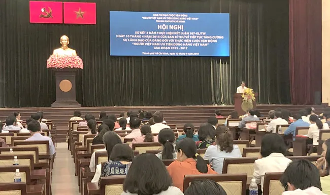 Đẩy mạnh vận động “Người Việt Nam ưu tiên dùng hàng Việt Nam” ảnh 1 Đẩy mạnh vận động “Người Việt Nam ưu tiên dùng hàng Việt Nam” ảnh 1
