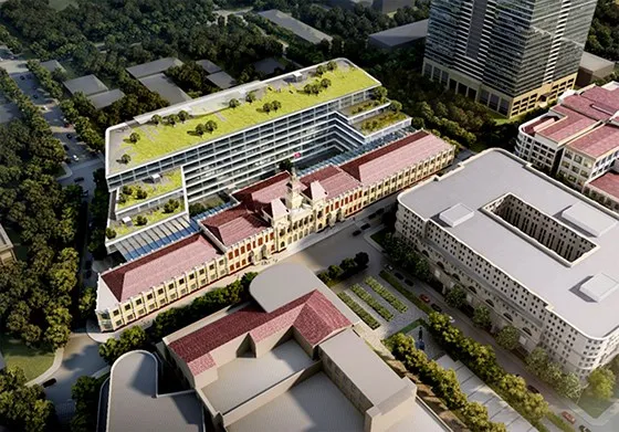Toàn cảnh phương án thiết kế ý tưởng xây dựng, mở rộng và nâng cấp trụ sở làm việc HĐND và UBND TPHCM