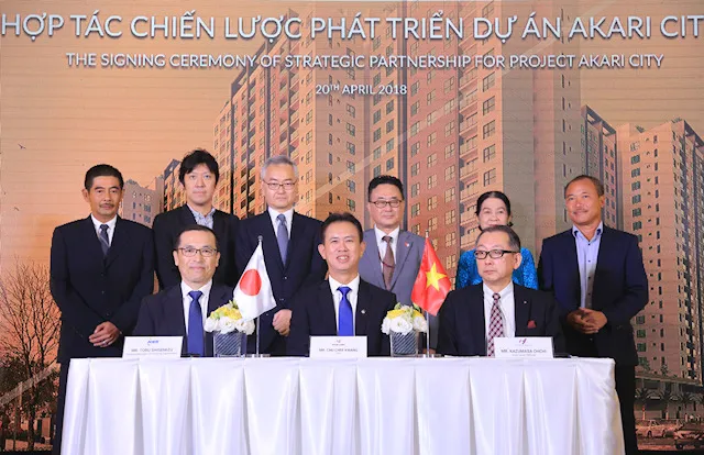 Nam Long bắt tay 2 đối tác Nhật triển khai dự án Akari City