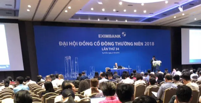 ĐHCĐ Eximbank 2018: Nóng chất vấn vụ mất tiền và bất ngờ nhân sự HĐQT