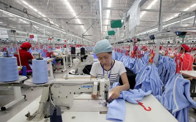 Công ty TNHH may Tinh Lợi, tại Khu công nghiệp Lai Vu, huyện Kim Thành (Hải Dương).