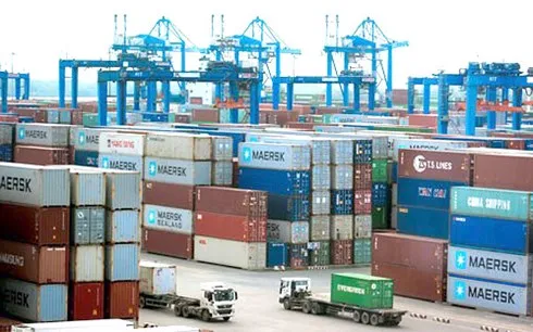 Hàng hóa tại cảng Cát Lái (quận 2, TP HCM).
