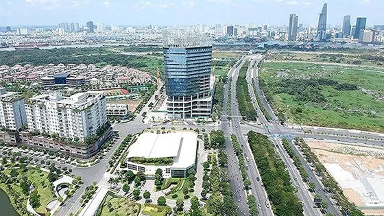 Một góc Thủ Thiêm hiện nay