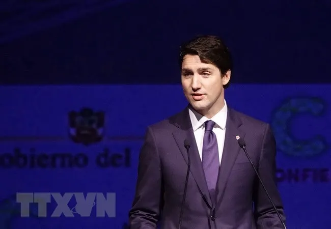 Thủ tướng Canada Justin Trudeau. (Nguồn: THX/TTXVN)