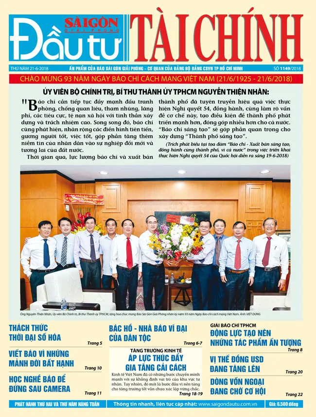 Đón đọc ĐTTC phát hành thứ năm ngày 21-6 ảnh 1 Đón đọc ĐTTC phát hành thứ năm ngày 21-6 ảnh 1