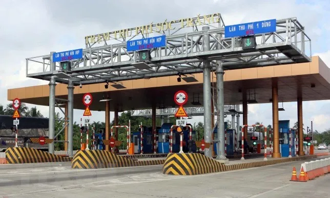 Trạm BOT Sóc Trăng. (Ảnh: Trung Hiếu/TTXVN)