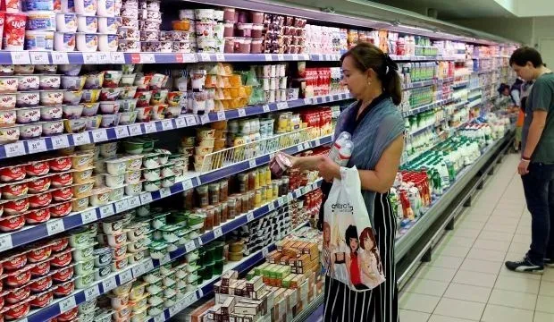Một siêu thị ở Nga. (Nguồn: Asharq Al-Awsat)