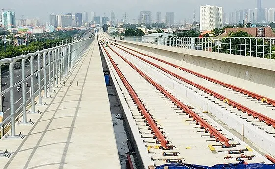 Tuyến metro số 1 Bến Thành - Suối Tiên dự kiến hoàn thành và đưa vào khai thác, sử dụng vào năm 2020