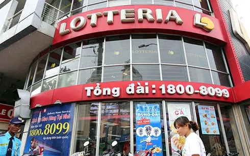 Chuỗi thức ăn nhanh Lotteria cũng dính nghi án chuyển giá. (Ảnh: Ngọc Dương)