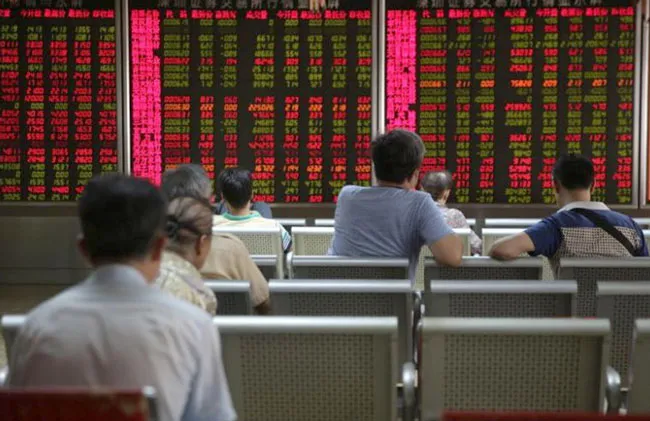 Chỉ số Shanghai Composite đã giảm hơn 16% trong năm nay. Mỹ. ẢNH: EPA-EFE