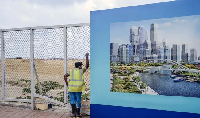 Khu quy hoạch xây dựng thành phố Port City tại Sri Lanka.