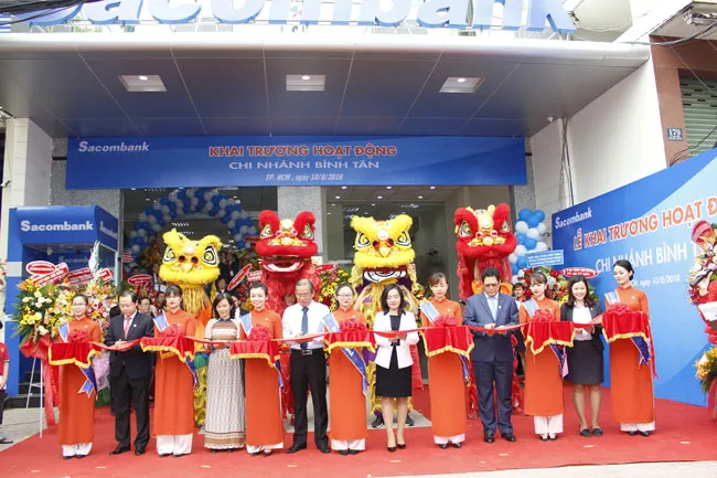 Sacombank khai trương hoạt động chi nhánh Bình Tân