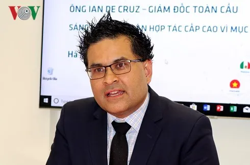 Ông Ian de Cruz, Giám đốc Toàn cầu của P4G. Ảnh: Hồng Quang.