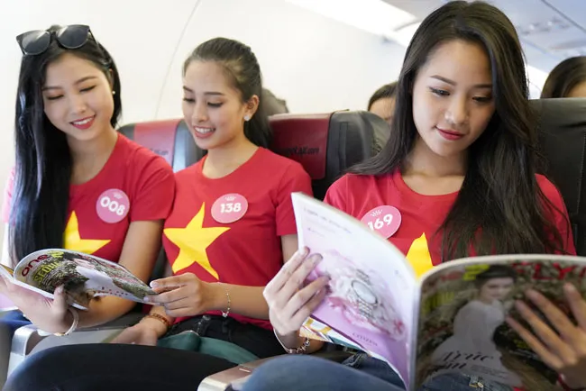 Top 43 Hoa hậu Việt Nam rực rỡ thu hút hàng triệu hành khách Vietjet ảnh 5 Top 43 Hoa hậu Việt Nam rực rỡ thu hút hàng triệu hành khách Vietjet ảnh 5