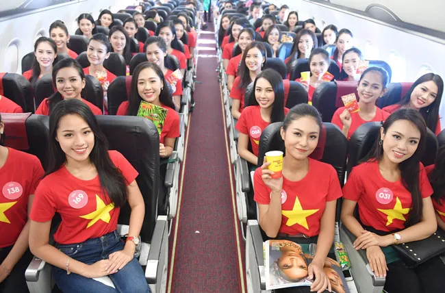 Top 43 Hoa hậu Việt Nam rực rỡ thu hút hàng triệu hành khách Vietjet ảnh 6 Top 43 Hoa hậu Việt Nam rực rỡ thu hút hàng triệu hành khách Vietjet ảnh 6