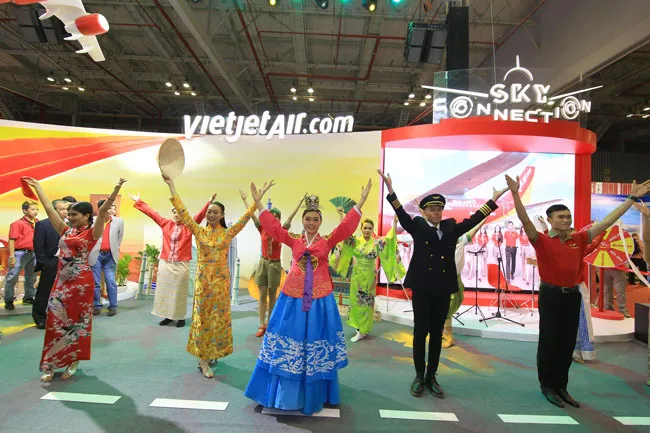 Vietjet tặng 2,3 triệu vé giá 0 đồng tại Hội chợ Du lịch quốc tế TPHCM ảnh 1 Vietjet tặng 2,3 triệu vé giá 0 đồng tại Hội chợ Du lịch quốc tế TPHCM ảnh 1