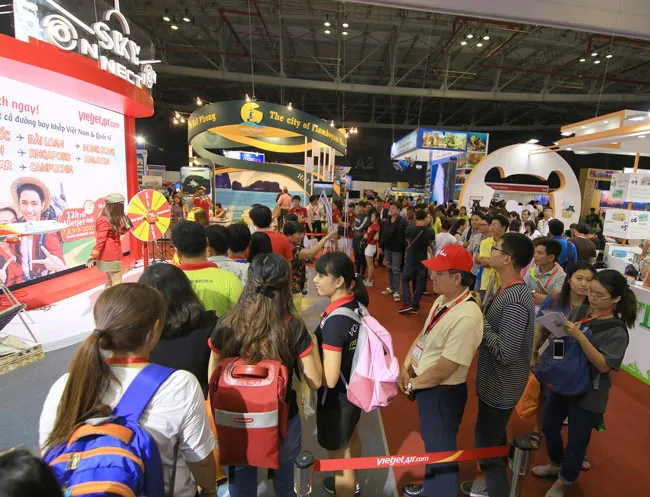 Vietjet tặng 2,3 triệu vé giá 0 đồng tại Hội chợ Du lịch quốc tế TPHCM