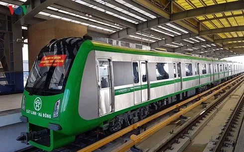 Dự án Đường sắt đô thị Hà Nội, tuyến Cát Linh - Hà Đông được đầu tư xây dựng bằng vốn vay ODA. (Ảnh: Phi Long/VOV.VN)