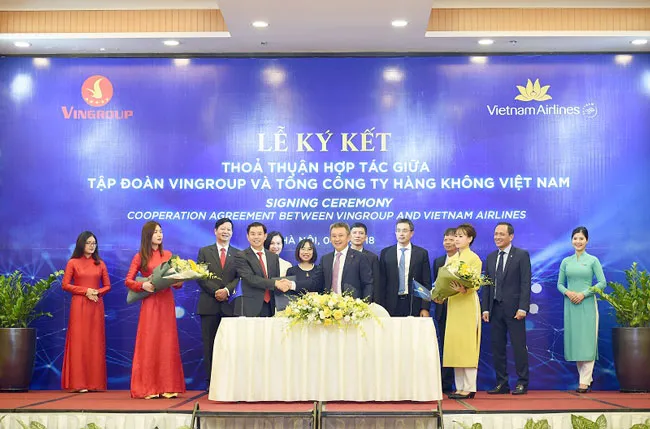 Vietnam Airlines - Vingroup ký thỏa thuận hợp tác ảnh 1 Vietnam Airlines - Vingroup ký thỏa thuận hợp tác ảnh 1