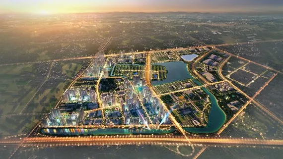Phối cảnh tổng thể VinCity Ocean Park.