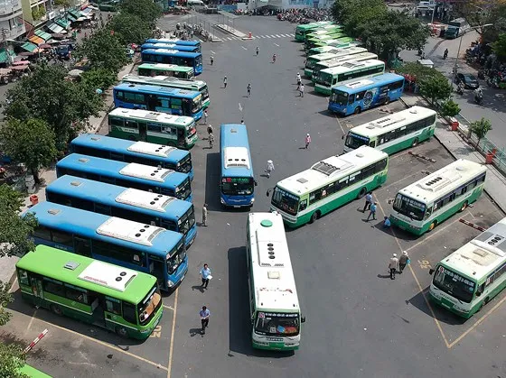 Sắp tới Bến xe buýt Chợ Lớn được cải tạo, nâng cấp để khai thác tối đa lợi thế, tiềm năng. Ảnh: CAO THĂNG