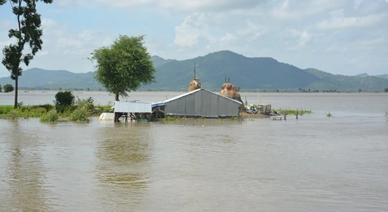 Lũ năm 2018 gây ngập nhiều nơi