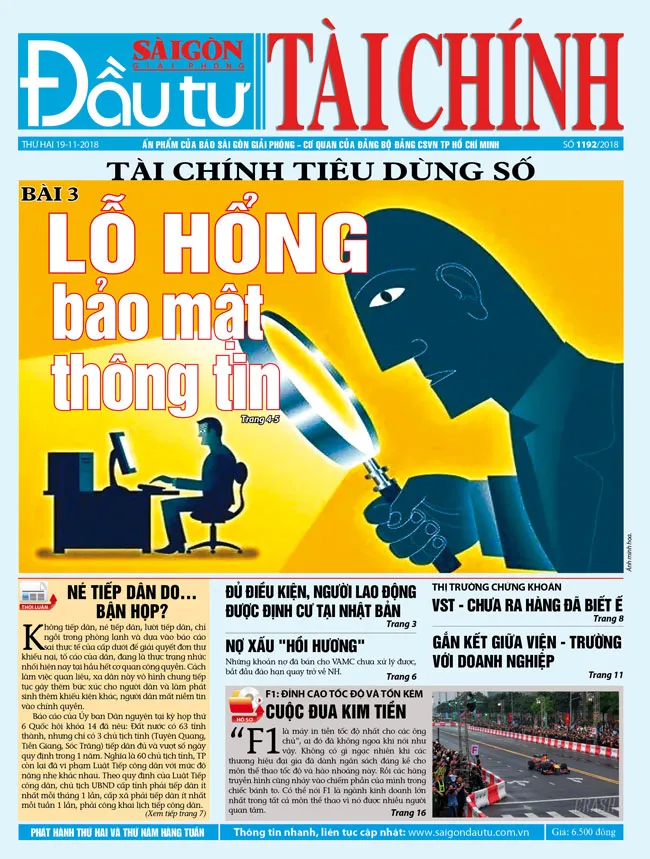 Đón đọc ĐTTC phát hành thứ hai ngày 19-11 ảnh 1 Đón đọc ĐTTC phát hành thứ hai ngày 19-11 ảnh 1