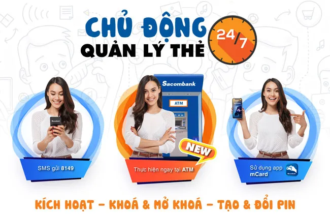 Sacombank ngừng cấp mã PIN giấy cho khách hàng