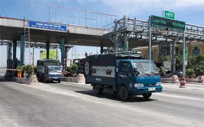 Trạm BOT Tân Đệ, xã Tân Lập, huyện Vũ Thư, Thái Bình. (Ảnh: Thế Duyệt/ TTXVN)