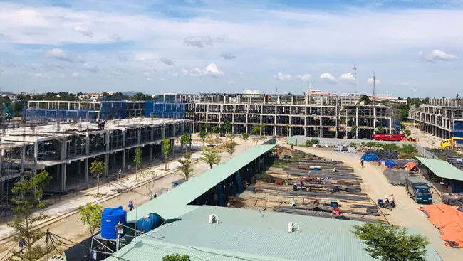 Du an Barya Citi đang xây dựng như một đại công trường