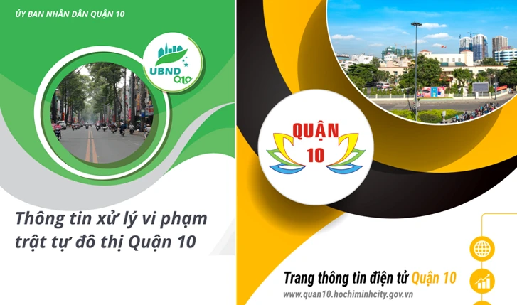 Trang tin điện tử quận 10 và Phần mềm xử lý vi phạm trật tự đô thị quận 10.