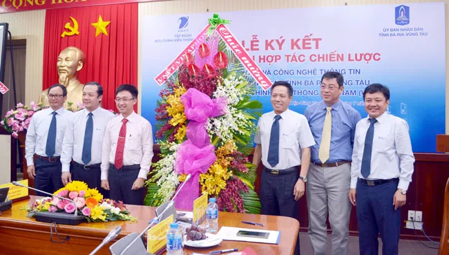 VNPT hợp tác chiến lược về Viễn thông - CNTT với Bà Rịa-Vũng Tàu