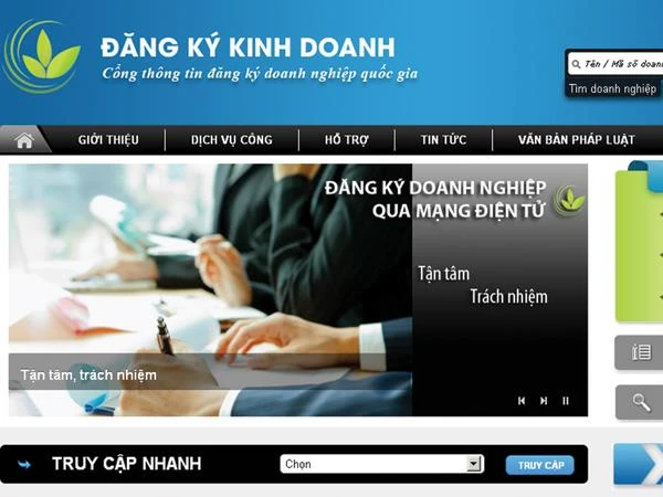 Hà Nội dẫn đầu về đăng ký doanh nghiệp qua mạng