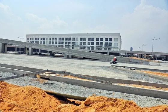 Một số hạng mục vẫn chưa hoàn thành