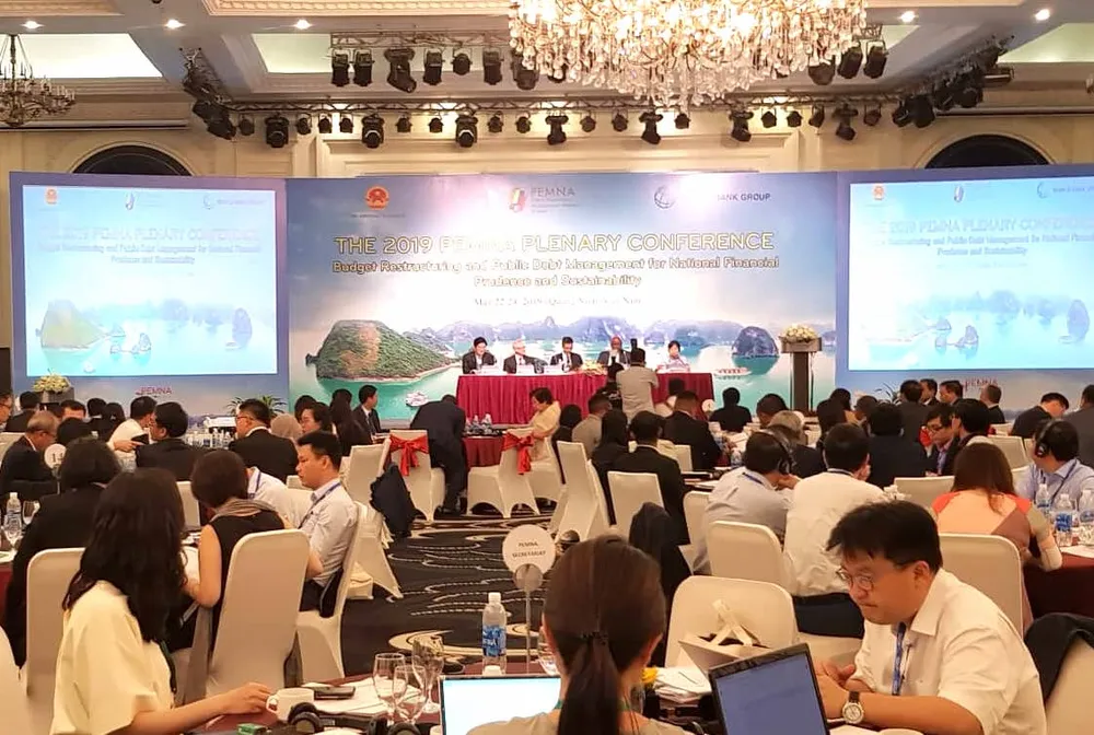 Toàn cảnh Hội nghị toàn thể Mạng lưới Quản lý chi tiêu công tại châu Á (PEMNA) năm 2019 . Ảnh:VGP/Huy Thắng.
