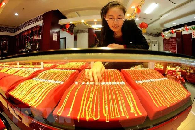 Giá vàng thế giới tăng cao nhất trong hơn 7 tuần qua