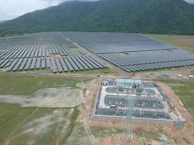 Dự án Nhà máy điện NLMT Sao Mai Solar PV1 tăng tốc cán đích.