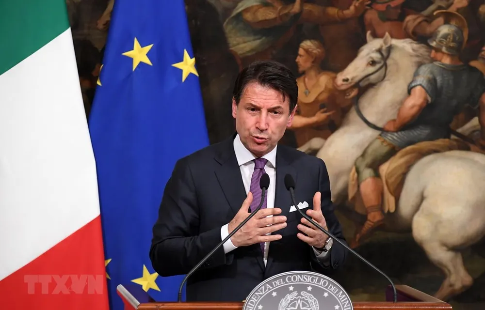 Thủ tướng Italy Giuseppe Conte. (Ảnh: THX/TTXVN)