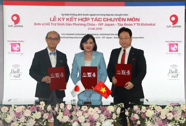 Chương trình ký kết hợp tác về lĩnh vực hiếm muộn giữa Bệnh viện Quốc tế Phương Châu và các đối tác Nhật Bản