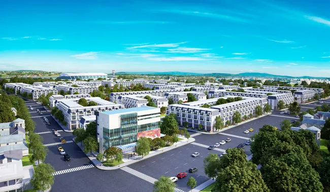 Phối cảnh dự án Long Thành Airport city